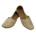 thumbnail image 3 of Punjabi Jutti For Men Handmade Wedding Shoes Flat Designer Gift For Him US 10.5/ EURO 44, 3 of 4