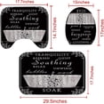 thumbnail image 4 of Shower Curtains for Bathroom, 4 Pcs Funny Quote Bathroom Sets with Shower Curtains Sets and Rugs, Waterproof Durable Fabric Bathroom Shower Curtains with Hooks, 4 of 7