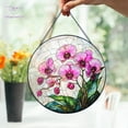thumbnail image 3 of Orchid Flower GLASS suncatcher, Orchid Window Hanging, Flower Lover Decor, Natural Lover Gift, Home Decor,Orchid Suncatcher,Mothers Day Gift 1869444032 6354, 3 of 3