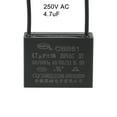 thumbnail image 5 of Uxcell 4.7uF 250V AC 2 Wires CBB61 Ceiling Fan Capacitors 3 Pack, 5 of 6