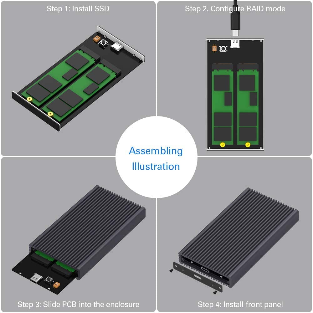 Raid m2 ssd. Ray mode ssd.