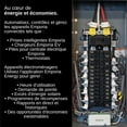 thumbnail image 3 of Emporia Moniteur d'Énergie Domestique Intelligent Gen 3 avec 16 Capteurs de Niveau de Circuit 50A - Automatisation et Contrôle de l'Énergie Domestique - Moniteur/mètre d'Électricité en Temps Réel - Mesure Solaire/réseau, 3 of 5