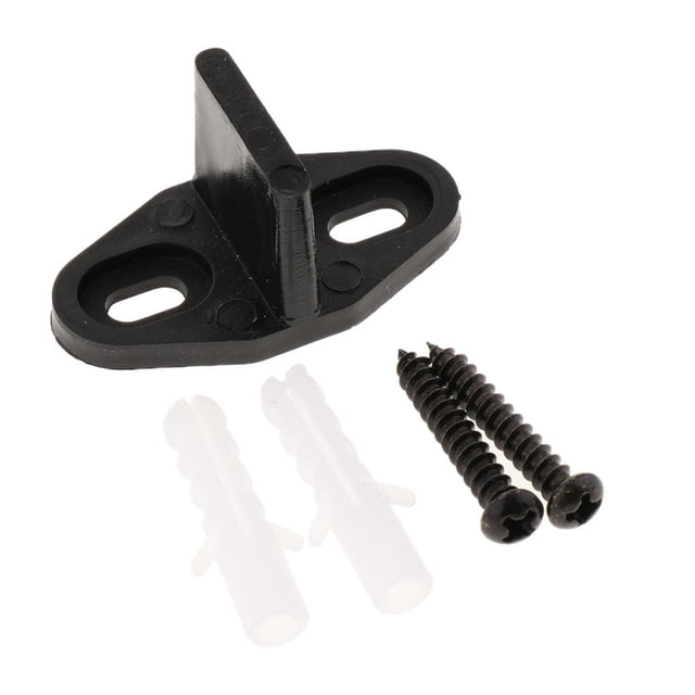 Black Sliding Hardware with Screws Door Hardware Accessories