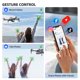 thumbnail image 2 of Drone Con Cámara 1080P Hd Fpv Mini Drone Plegable Para Principiantes Niños Adultos Drone Con Una Tecla Gesto De Despegue/Aterrizaje Selfie Altitude Hold 3D Flip Fácil De Volar 2 Baterías Juguetes Para, 2 of 5