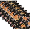 thumbnail image 6 of GZHJMY Vintage Chrysanthemum Cloth Napkins Washable Napkin for Dinner Table Decorative for Home Dinner Restaurant Parties 20 Inch 4 Pack Decorative Washcloths, 6 of 7