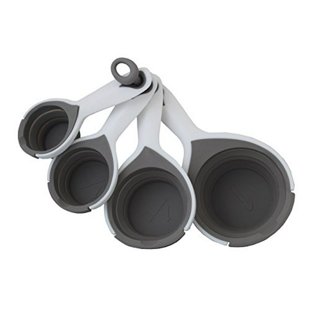 CoastLine Collapsible Silicone Measuring Cup Set Fun Measuring Cups