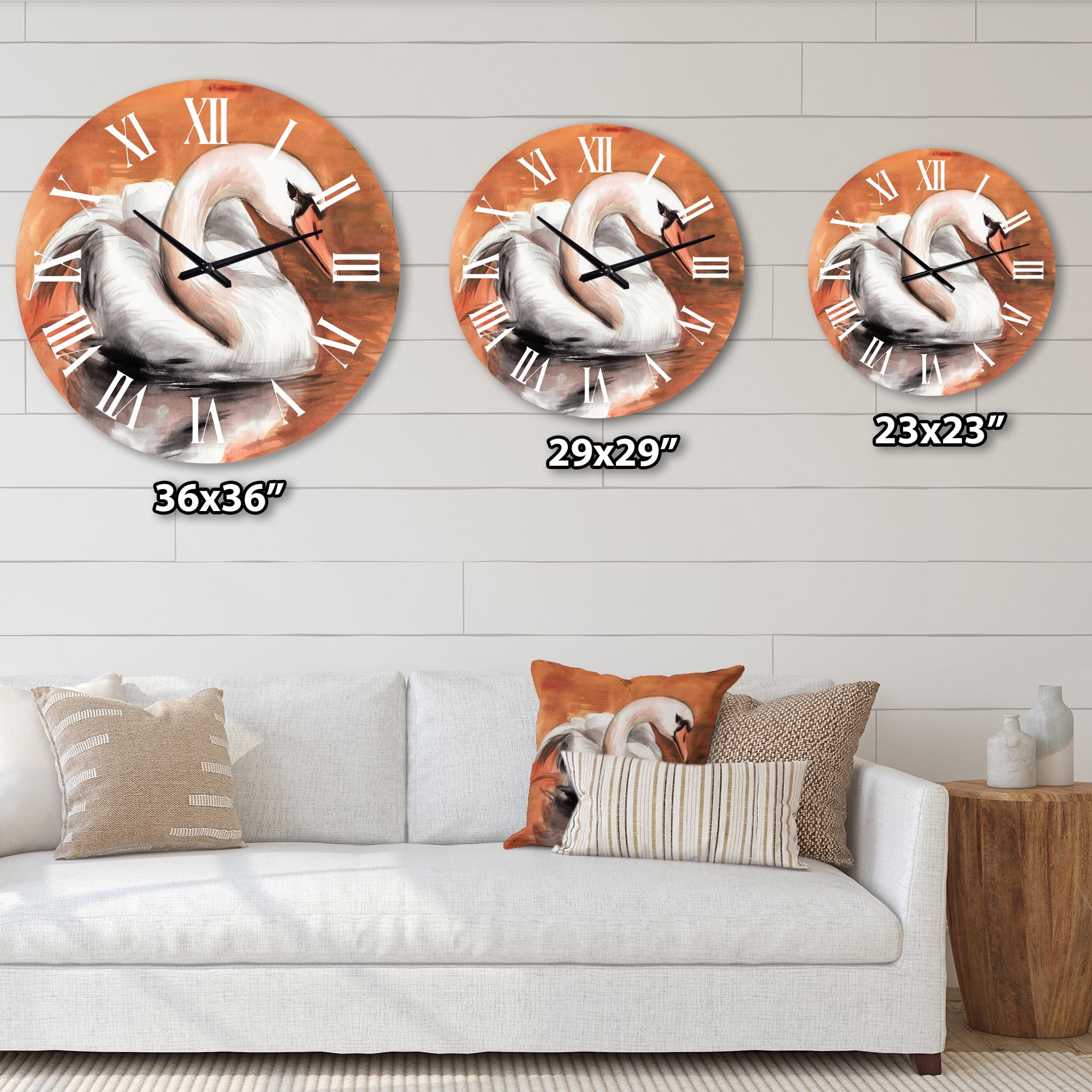 Designart 1 in Traditional Wall Clock