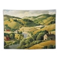 thumbnail image 5 of Orinice Farm Buildings Tapestry Wall Hanging Unique Style Graphic Tapestries Home Wall Decor Art for Living Room Bedroom Apartment Farmhouse Dorm 40x30inch, 5 of 6