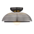 thumbnail image 5 of Golden Lighting Crawford 1-light Flush Mount in Matte Black, 5 of 8