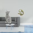 thumbnail image 2 of Figura Decorativa De Gato De Resina, Escultura Coleccionable, Adorno Para Entrada, Estantería, Sala De Estar, Dormitorio, Hogar, Oficina, Año 2024., 2 of 8