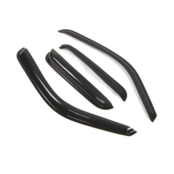 TuningPros Outside Mount Window Visor Deflector Smoke Tinted 4 Pcs Set For 1999-2006  Silverado 1500 EXT Cab