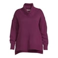 thumbnail image 6 of Terra & Sky Women's Plus Size Cowl Neck Tunic Sweater, Midweight, 6 of 6