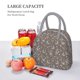 thumbnail image 5 of Disketp Retro Bunny Bolsa Térmica para Almuerzo, Lonchera con Abertura Amplia y Gran Capacidad, Organizador Reutilizable para Mujeres, Hombres y Adultos, 5 of 6