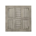thumbnail image 4 of Benjara Bops Outdoor Square Side Table- 20" Gray Weather-Resistant Wood, 4 of 5