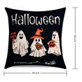 thumbnail image 2 of Funda de almohada decorativa Hongsome para Halloween, 45 x 45 cm, 4 unidades, 2 of 6