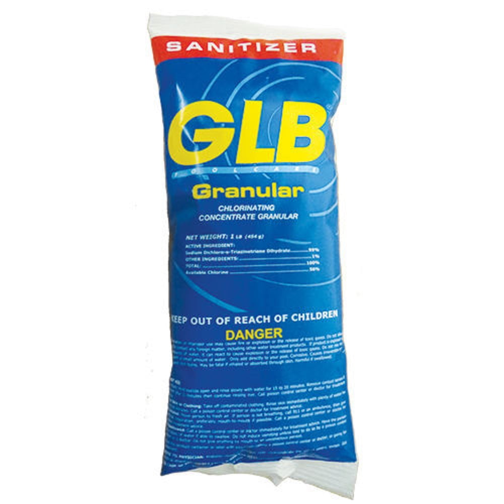 GLB 71001 Stabilized Granular Chlorine 1LB 71001A