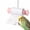Pink, variant on Parrot Rolling Paper Play Toy with Hanging Chain – Bird Shredding Chew Toy, Refillable Paper Roll, Adjustable Stainless Steel Hook, Safe PP Shell for Small To Medium Birds