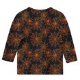 thumbnail image 4 of Dvprdro Girls Halloween Print Crew Neck 3/4 Sleeve Tunic T-Shirt Vintage Casual Pullover Top Fall Holiday Daily Wear, 4 of 6