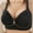 Black, variant on 1PC Nursing Bras for Women, Woman's Comfortable Lace Breathable Bra Underwear No Rims