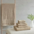 thumbnail image 3 of Clean Spaces Cotton Sustainable Blend 6 Piece Towel Set with Natural LCN73-0131, 3 of 5