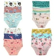 thumbnail image 2 of B&Q's Deluxe Toddler Girls' Briefs 12-Pack: Sizes 2T-7T for Ultimate Comfort and Style, 2 of 6