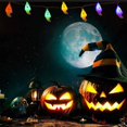 thumbnail image 1 of Accesorios de Halloween, Luces decorativas de Halloween, Cadena de luces de Halloween a pilas con control remoto, 5 metros, 20 luces, Multicolor, 1 of 5