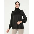 thumbnail image 3 of Black - Polo neck - Blouses - Refka, 3 of 5