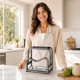 thumbnail image 7 of Multi-function Kitchen Utensil Board Holder,Easy Clean Countertop Kitchen Organizer Knives Chopping Board Lid Combined Storage Stand, 7 of 7