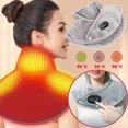 thumbnail image 2 of USB Cervical Heating Scarf Electric Heating Shoulder Neck Pad Scarf Neck Warmer for Camping ,Easy to Use, 2 of 7