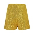thumbnail image 6 of WAYUTE Shorts for Women High Waist Casual Shorts Hot Pants High Elastic Sequins Bar Performance Clothing Shorts, 6 of 8