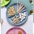 thumbnail image 4 of Fruit Bowls Resin Partition Platey Nutrition Fitness Four-Three-Partition Plate Fast Plate Snacks Platter Fruit, 4 of 5