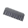 thumbnail image 1 of Long Bench Cover Bench Seat Furniture Protector for Living Room Hotel Decor Gray, 1 of 9