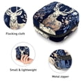 thumbnail image 3 of Deer Velvet Mini Pouch for Period Purse and Bag, Zipper Pouch Men, Money Pouch Travel | Oxford Fabric | 4.7x6.6x6.6 in, 3 of 6
