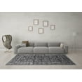 thumbnail image 3 of Ahgly Company Indoor Round Oriental Gray Industrial Area Rugs, 4' Round, 3 of 4