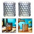 thumbnail image 4 of Vaso de vidrio con fondo grueso y pesado, para cerveza, café, oficina Multicolor, 4 of 9