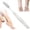 White, variant on Dual Sided Metal Foot File Callus Remover, Long Handle Pedicure Foot Scraper, Portable Dead Skin Corn Exfoliator Tool for Cracked Heel Foot Spa Home Pedicure Care