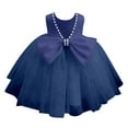 thumbnail image 4 of RMGVDSD Toddler Girl Tutu Dress Girls Dresses Sleeveless Children Wedding Dress Flower Girl Dress Piano Performance Princess Dresses Sundress Comfort Versatile 5-6 Years, 4 of 5