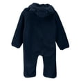 thumbnail image 6 of IVEYRTF Childrens Bear Babysuit Leggings Girls and Boys Winter Sweaters Hooded Jumpsuit Snow Suit for 1-18 Months(Navy,9-12 Months), 6 of 9