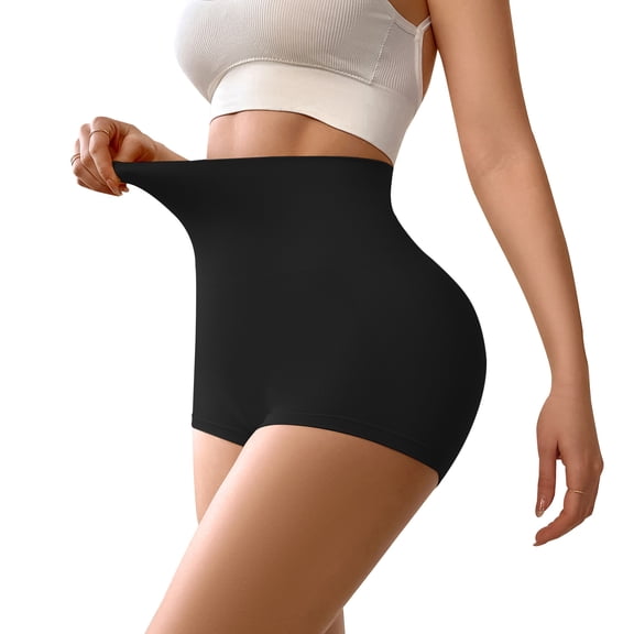 Athlemo Women's High Waist Tummy Control Shapewear Slimming Smooth Slip Short Pants Body Shaper