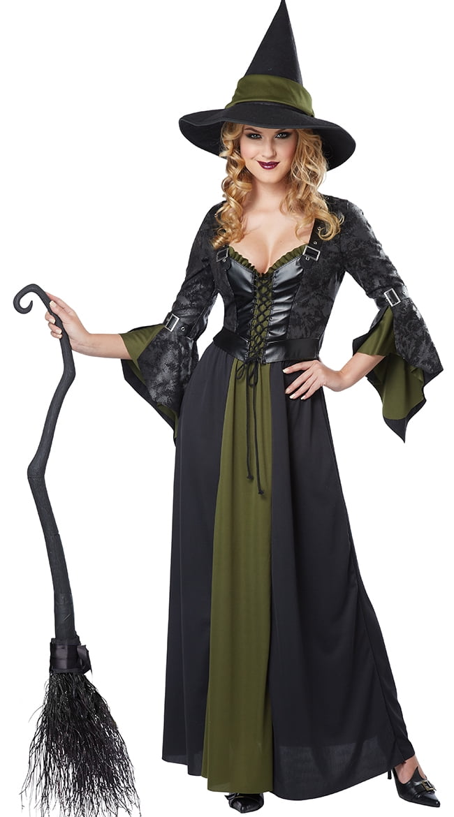 California Costumes Classic Witch Costume, Green Witch Costume
