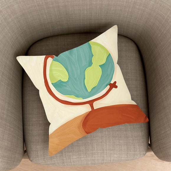 Fwttom Plush Pil Low, Removable Pillow Sunflower Combination Pillow Cushion Decorative Pillow Sc&inavian Sofa Pillow Bed Backrest Pillow Nap Pillow