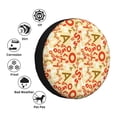 thumbnail image 4 of Zufioo Scandinavian Alphabet2 Print Car Tire Dust Cover, Adjustable Tire Protector Cover Anti-UV, Car Accessories for Trucks, SUVs, Vans-14 inch, 4 of 6
