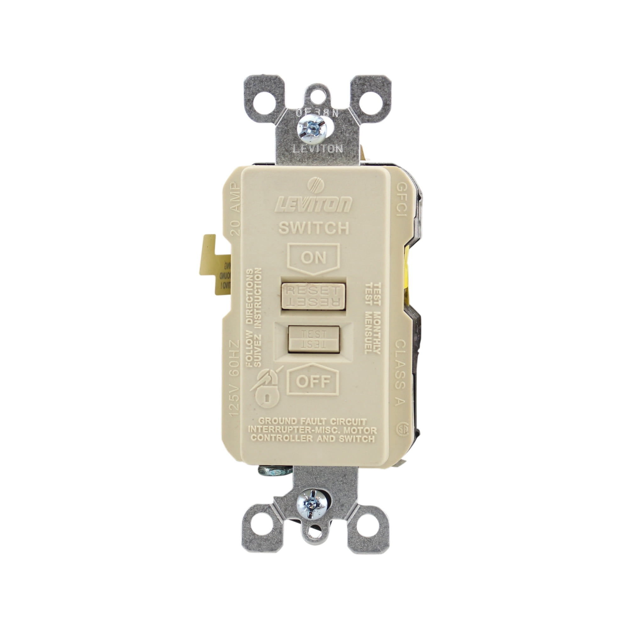 Leviton 8590-I Outlet Receptacles Smart Lock 