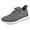 Gray, variant on SUYSTEX Men's Casual Dress Sneakers Oxfords Business Mesh Breathable Oxford Dress Shoes Hands Free Slip-On Sneakers Walking Shoes Tennis Comfortable