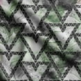 thumbnail image 1 of Soimoi Geometrical Print, Silk Fabric, Decor Sewing Fabric by The Yard 42 Inch Wide,Decorative Fabric for Shirts Suits Ties, Light Green, 1 of 1