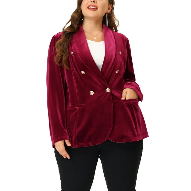 Maroon blazer velvet 2025