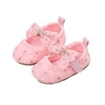 thumbnail image 2 of Baby Sweetie Baby Girls Mary Jane Flats Cute Bowknot Wedding Dress Shoes Non-Slip Newborn Sneakers, 2 of 9