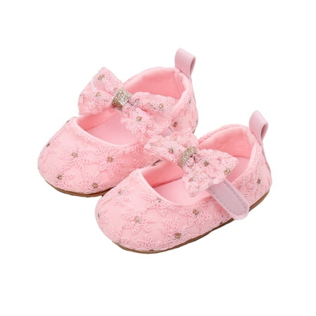 

Kupretty Baby Girls Mary Jane Flats Cute Bowknot Wedding Dress Shoes Sneakers