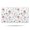 Pioneer Flower Floral Print Pattern-2, variant on Pioneer Flower Floral Print Pattern Bathroom Rugs Mat, Non Slip Microfiber Bathroom Rug with Rubber Backing, Soft Mats for Bathroom Floor Tub Shower, 20"x32"