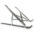 thumbnail image 1 of Amer Mounts Laptop Stand for Desk, Aluminum 6-Levels Adjustable Portable Computer Stand Laptop Cooling Pad, Ventilated Laptop Riser Supports 10-15.6" Tablets Notebook AMRNS02, 1 of 6